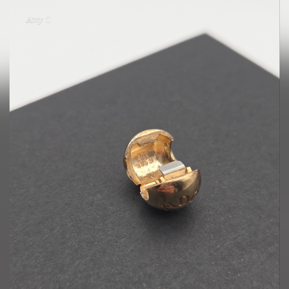 Pandora 14kt Gold Retired Clip "Loving Pandora". - Picture 4 of 4